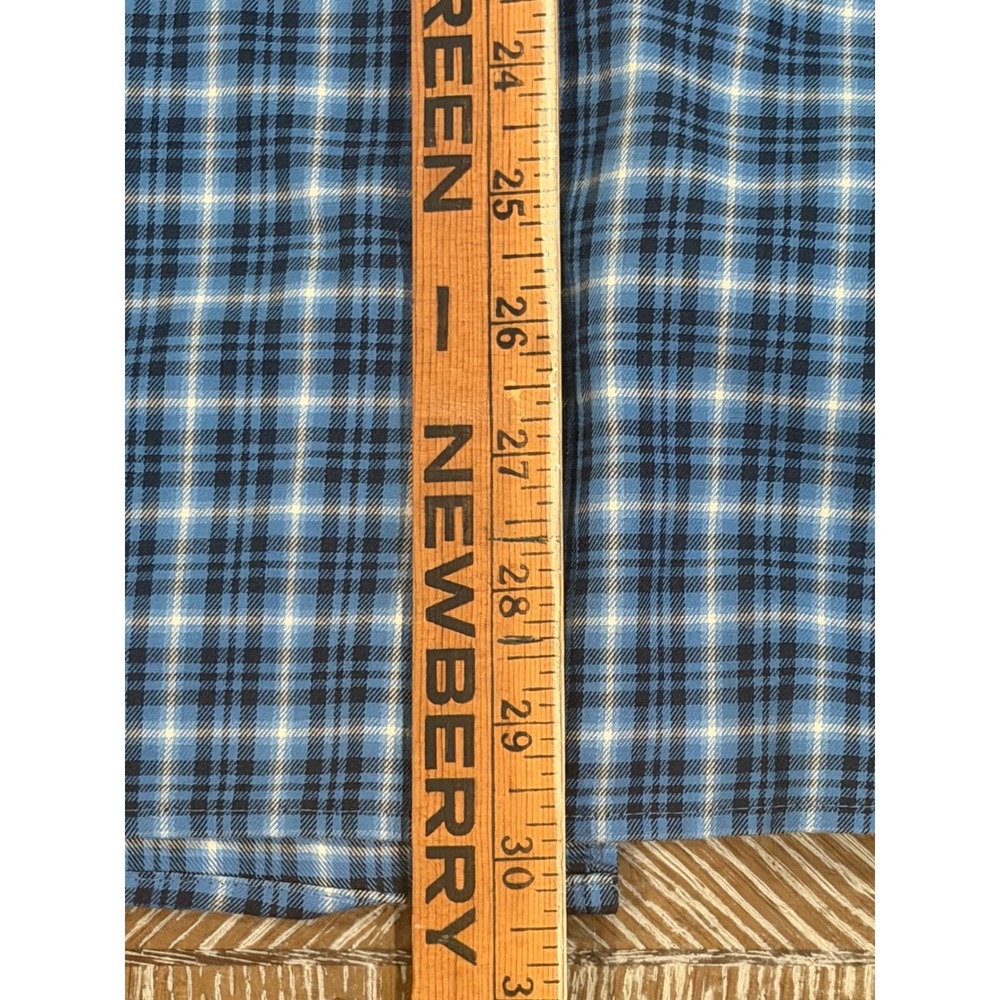 Vineyard Vines Classic Fit Whale Shirt Mens XL Blue Plaid Button Down Cotton - Picture 5 of 6